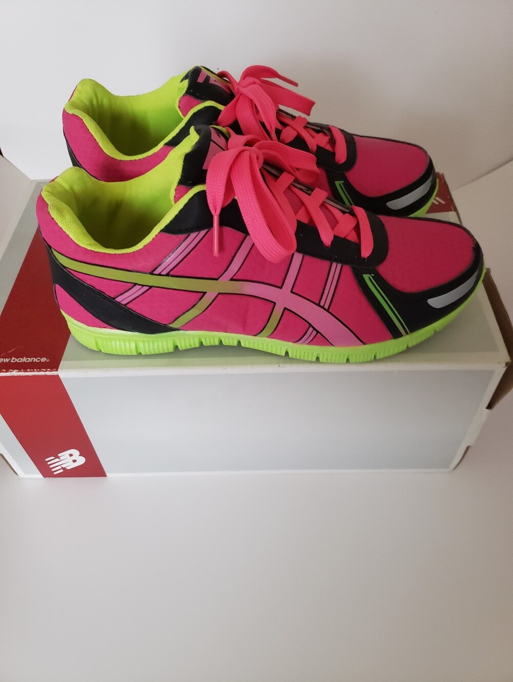 New Balance Women’s sz 7 Neon Pink & Lime Running Shoes